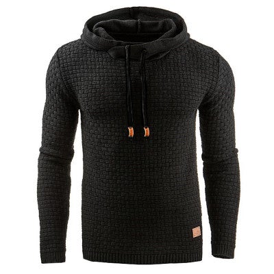 Slim fit winterhoodie voor heren