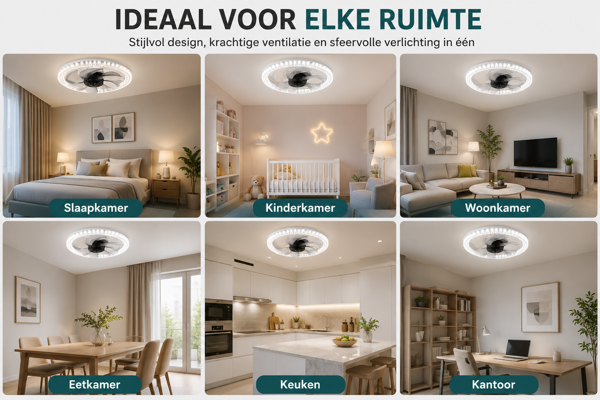 Slimme Dimbare RGB Plafondlamp met WiFi voor de Woonkamer