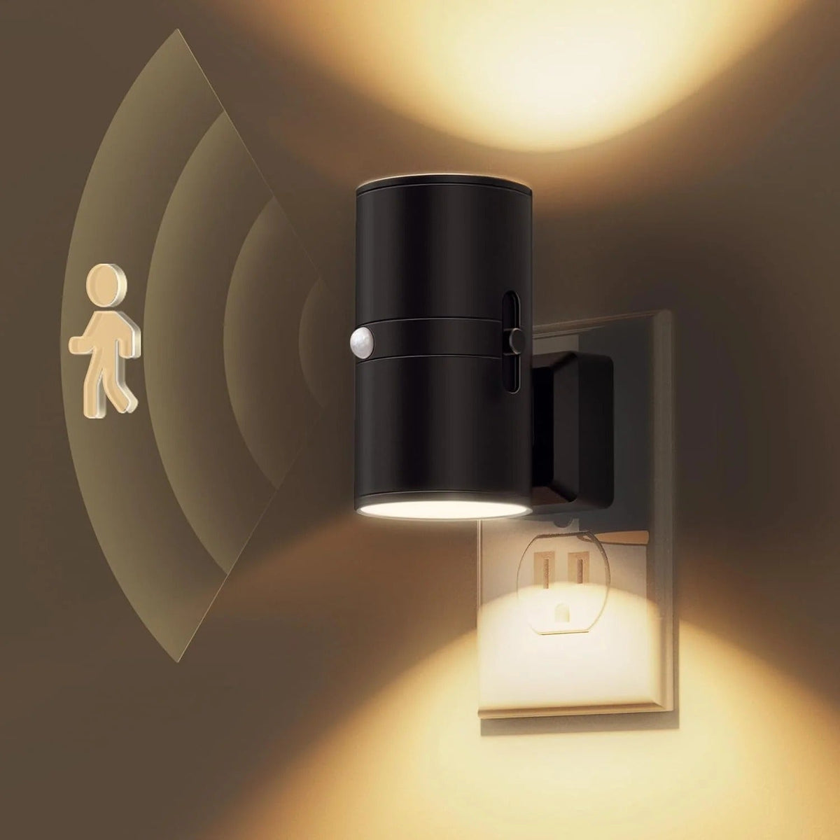 Slimme LED-lamp met automatische sensor