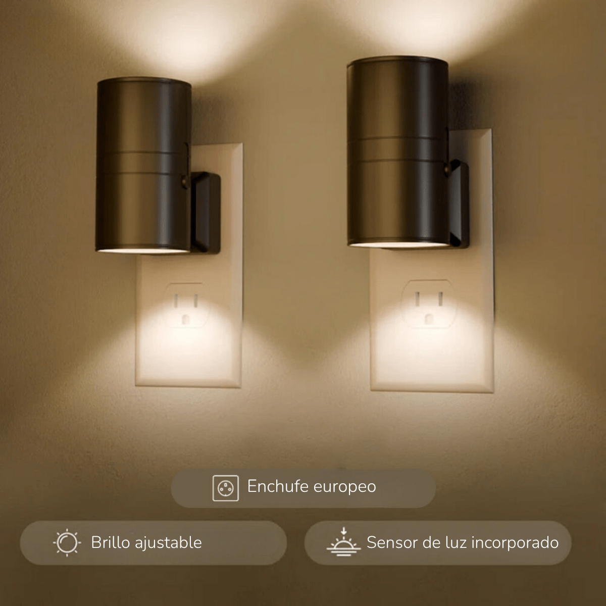 Slimme LED-lamp met automatische sensor