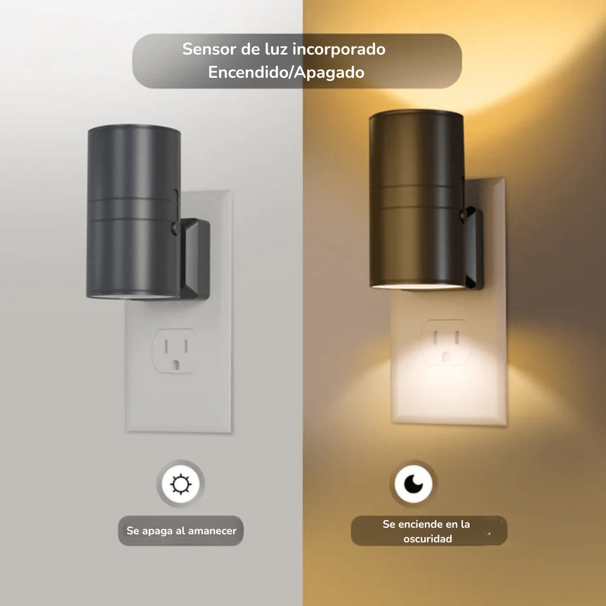 Slimme LED-lamp met automatische sensor