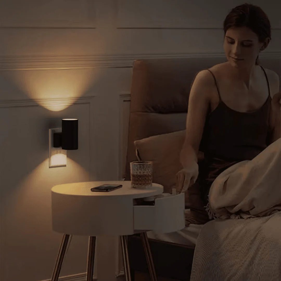 Slimme LED-lamp met automatische sensor