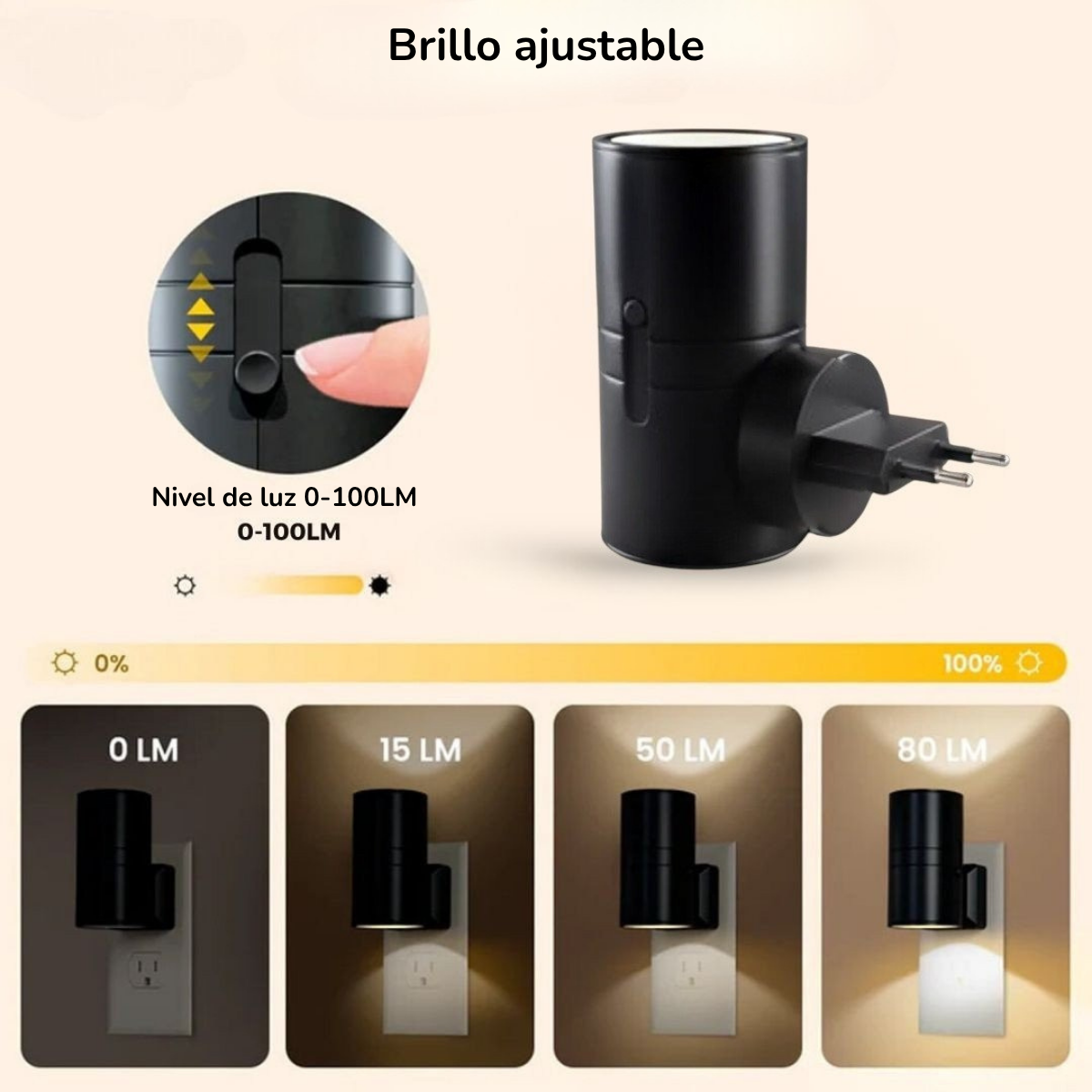Slimme LED-lamp met automatische sensor
