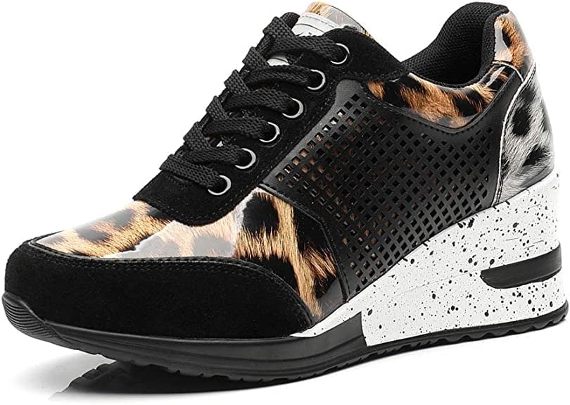 Sneakers met sleehak