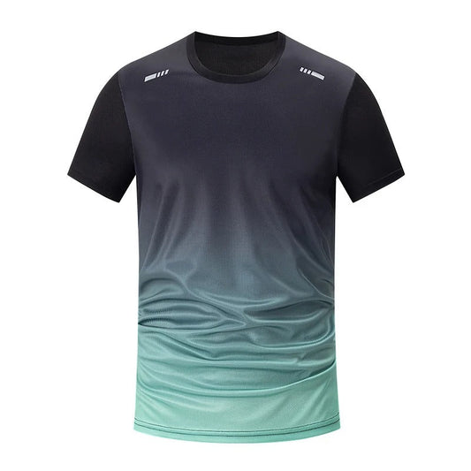 Sneldrogend T-shirt voor heren met verloopdesign