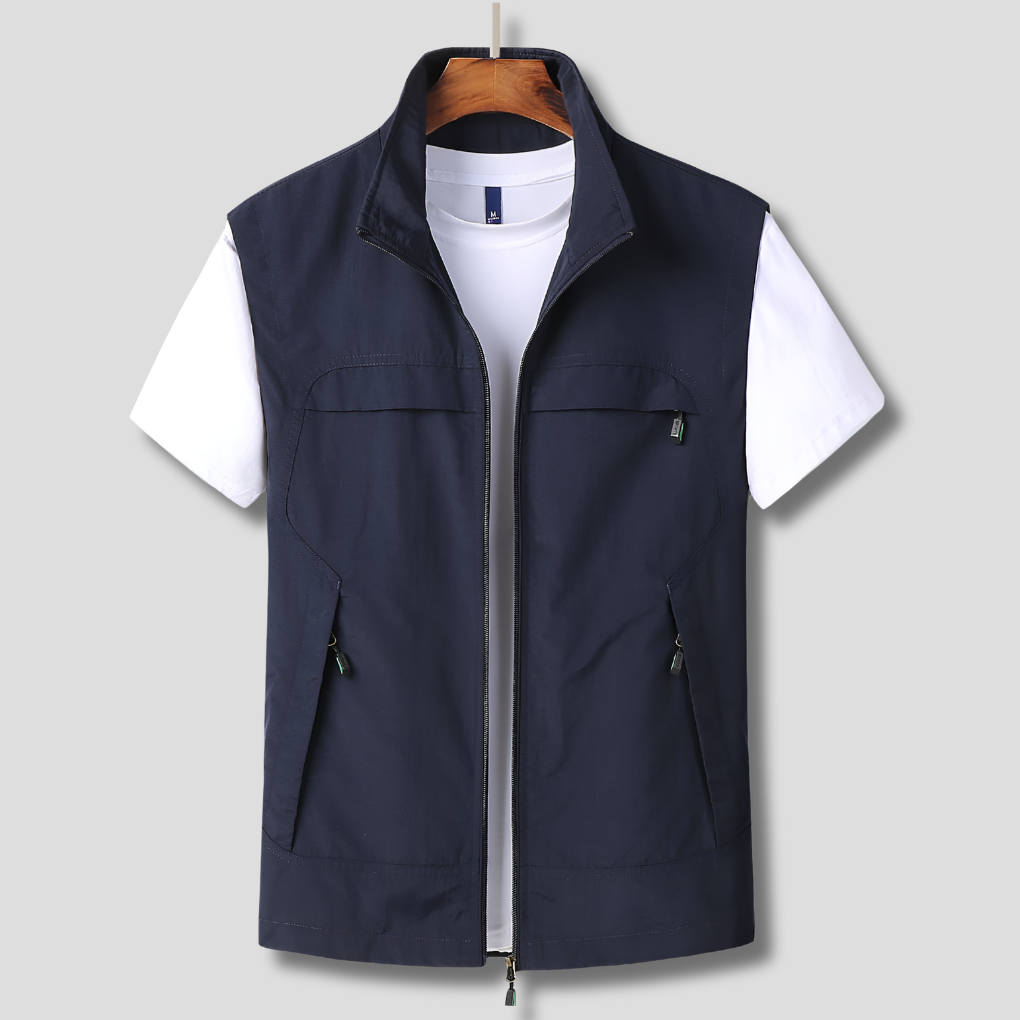 Sneldrogende bodywarmer voor heren