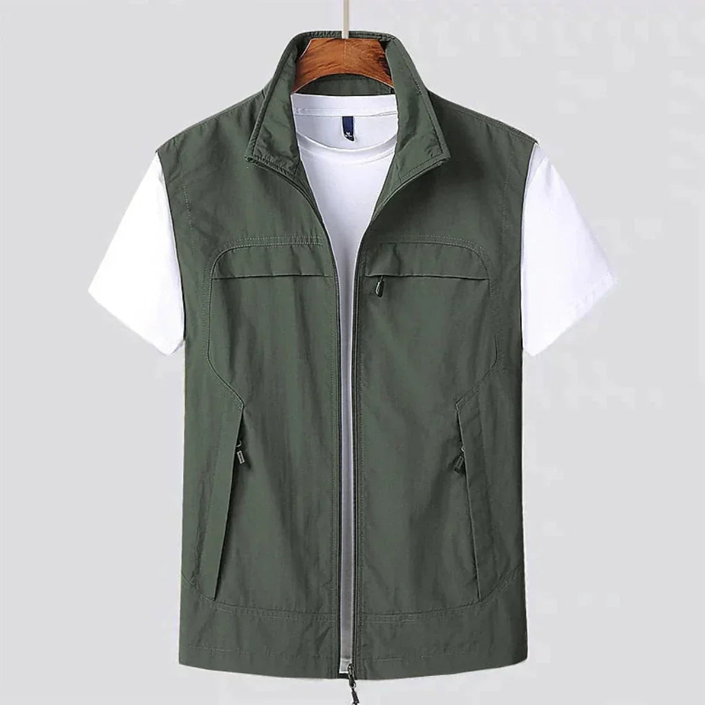 Sneldrogende bodywarmer voor heren