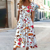Soepelvallende zomerjurk - Elegant & comfortabel