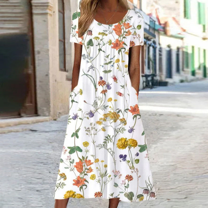 Soepelvallende zomerjurk - Elegant & comfortabel