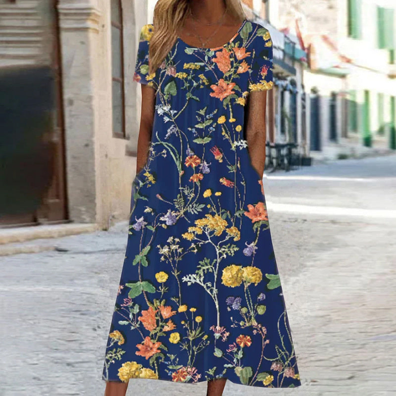 Soepelvallende zomerjurk - Elegant & comfortabel