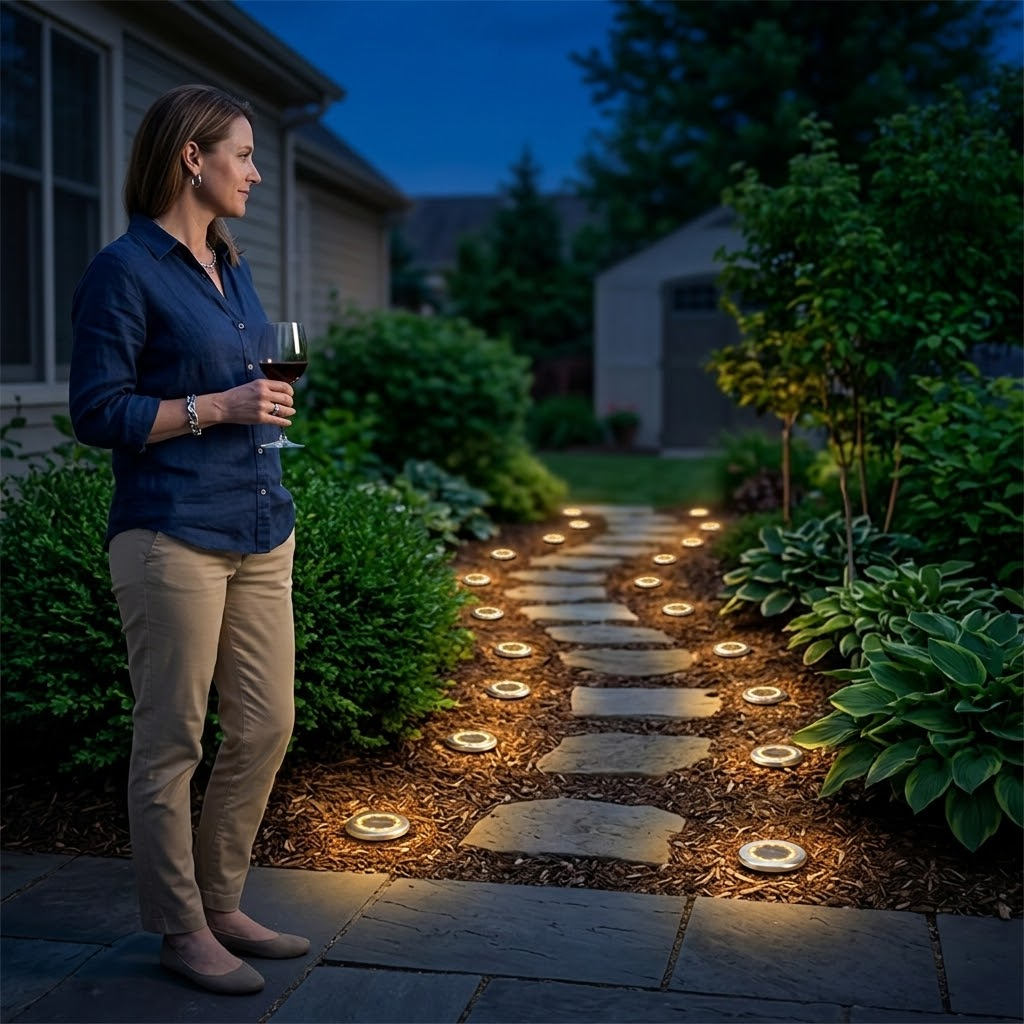 Solar padverlichting met warm licht