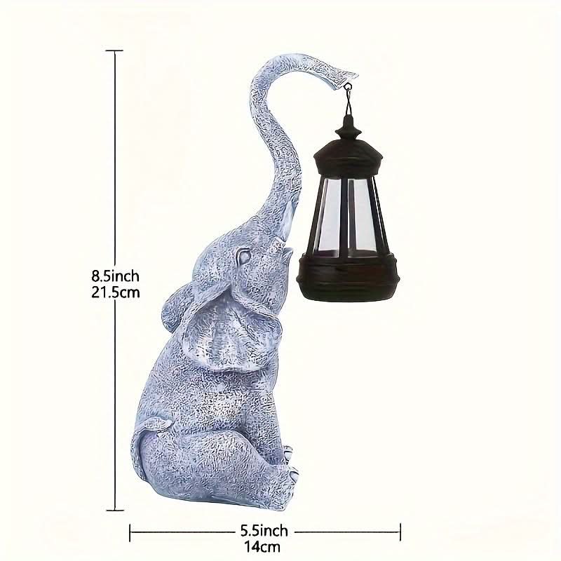 Solar tuinlamp olifant – Warm sfeervol licht