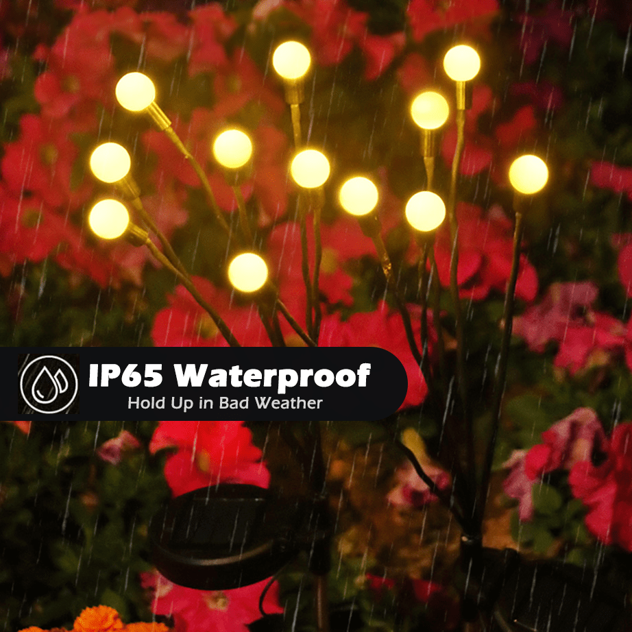 Solar Vuurvlieg Tuinverlichting voor Buiten - IP65 Waterdicht