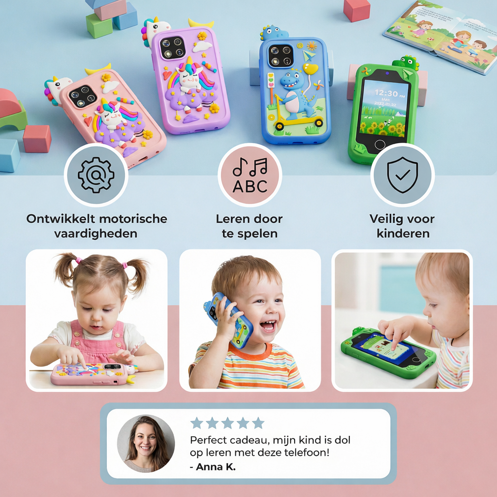 Speelgoedtelefoon voor kinderen