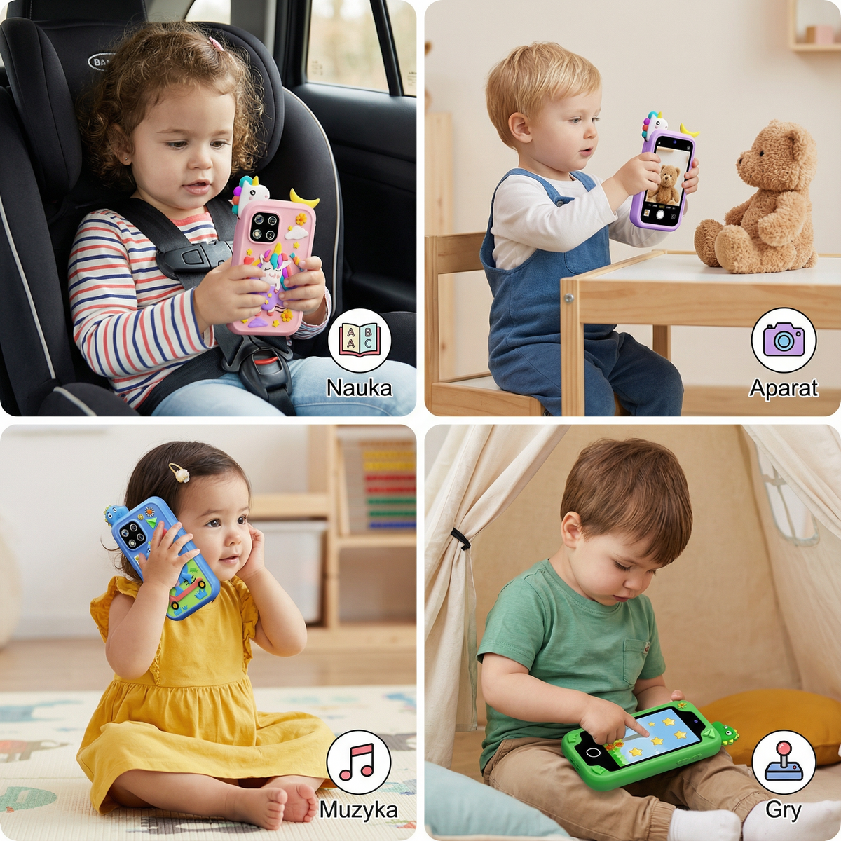Speelgoedtelefoon voor kinderen
