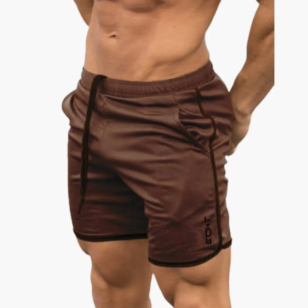 Sportshort voor heren met zakken voor fitness en hardlopen