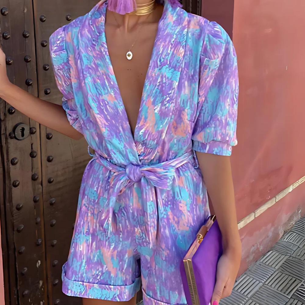 Stijlvolle damesjumpsuit met V-hals