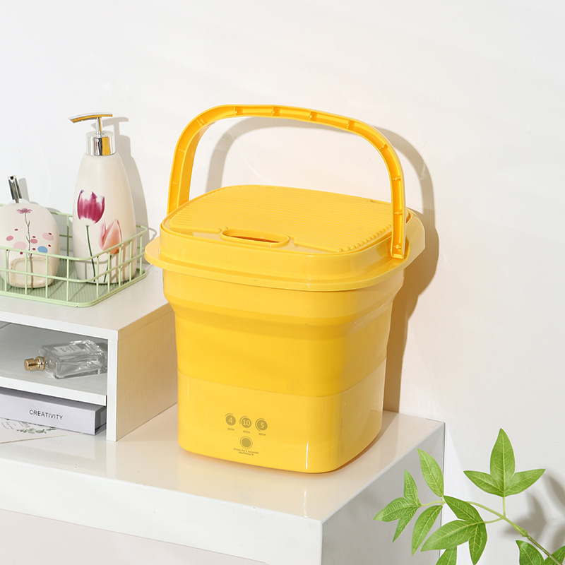 Stijlvolle Draagbare Mini-Wasmachine voor Persoonlijk Gebruik