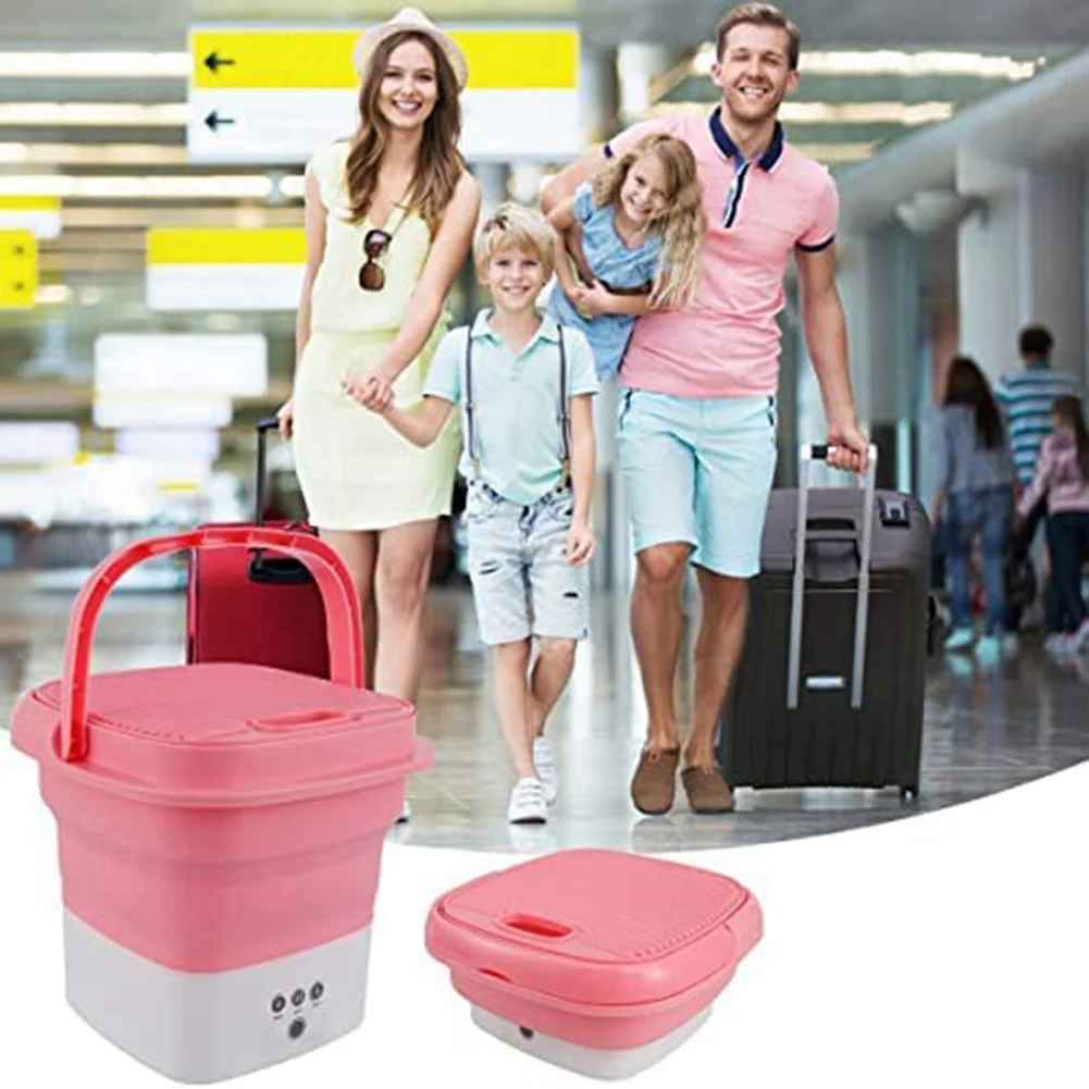 Stijlvolle Draagbare Mini-Wasmachine voor Persoonlijk Gebruik