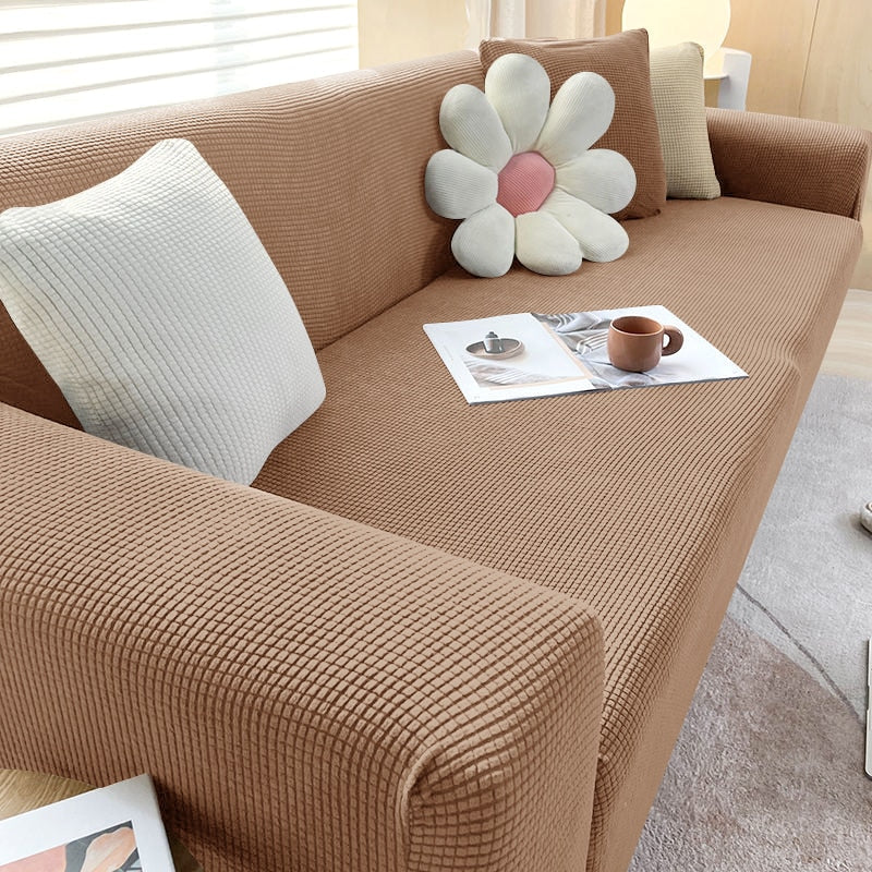 Stijlvolle elastische bankhoes voor een nieuwe look