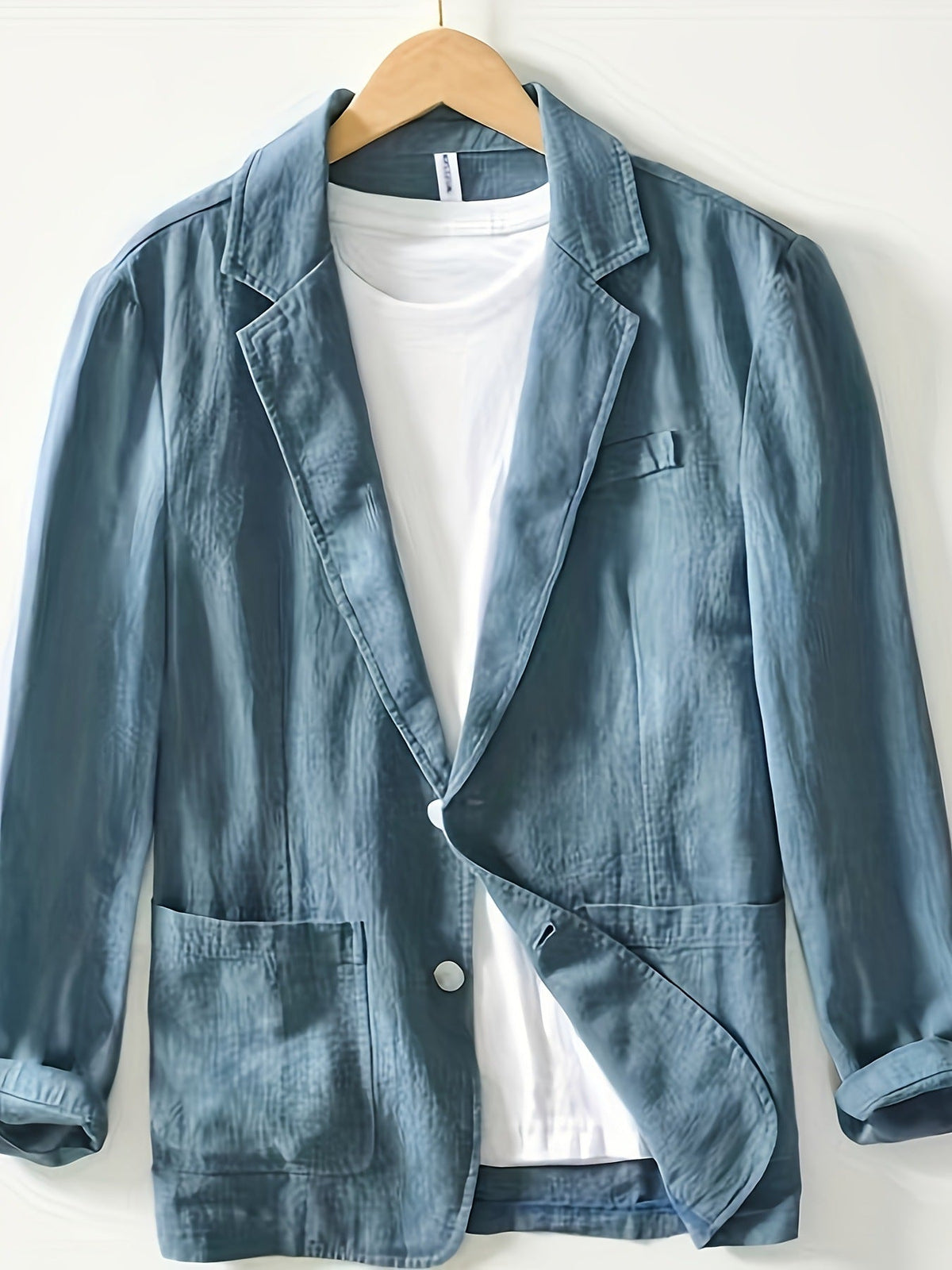 Stijlvolle en ademende casual herenblazer