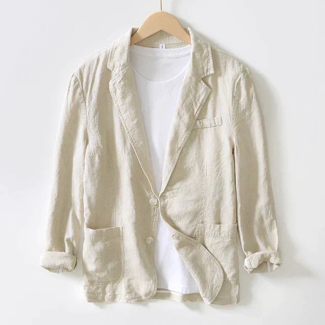 Stijlvolle en ademende casual herenblazer