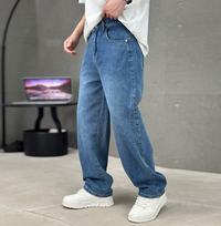 Stijlvolle herenjeans met rechte pijpen