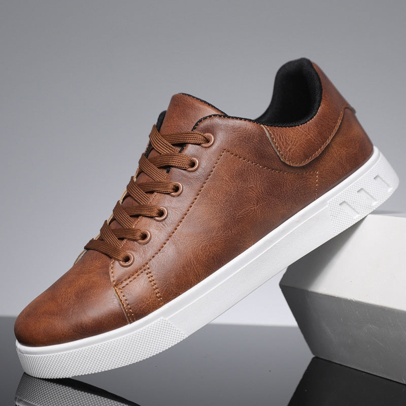 Stijlvolle herensneakers van kunstleer
