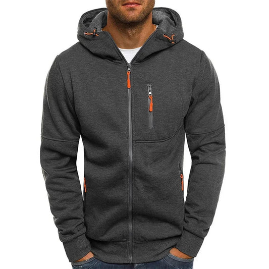 Strak Zwart Heren Sweatvest met Ritssluiting – Stijlvol en Comfortabel voor Dagelijks Gebruik en Sport
