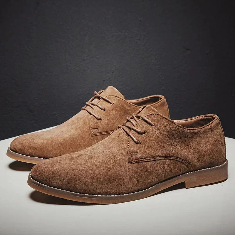 Suede oxford schoenen voor heren