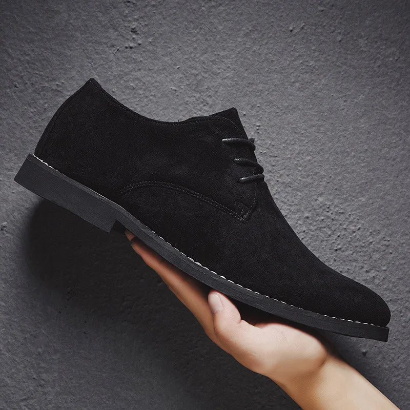 Suede oxford schoenen voor heren