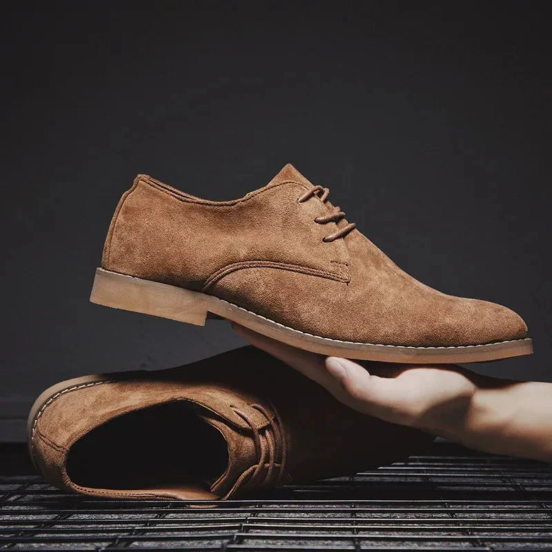 Suede oxford schoenen voor heren