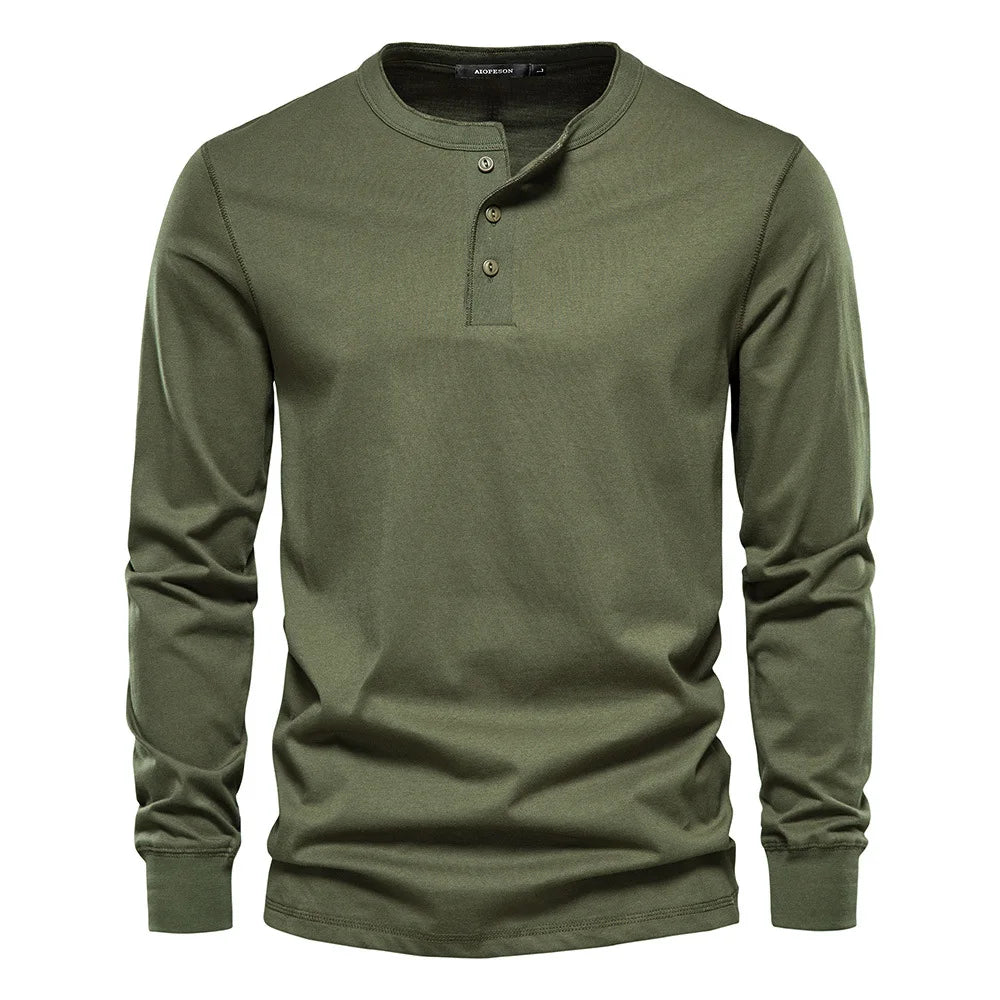 T-shirt met Lange Mouwen voor Heren | Comfort en Stijl voor Elk Seizoen