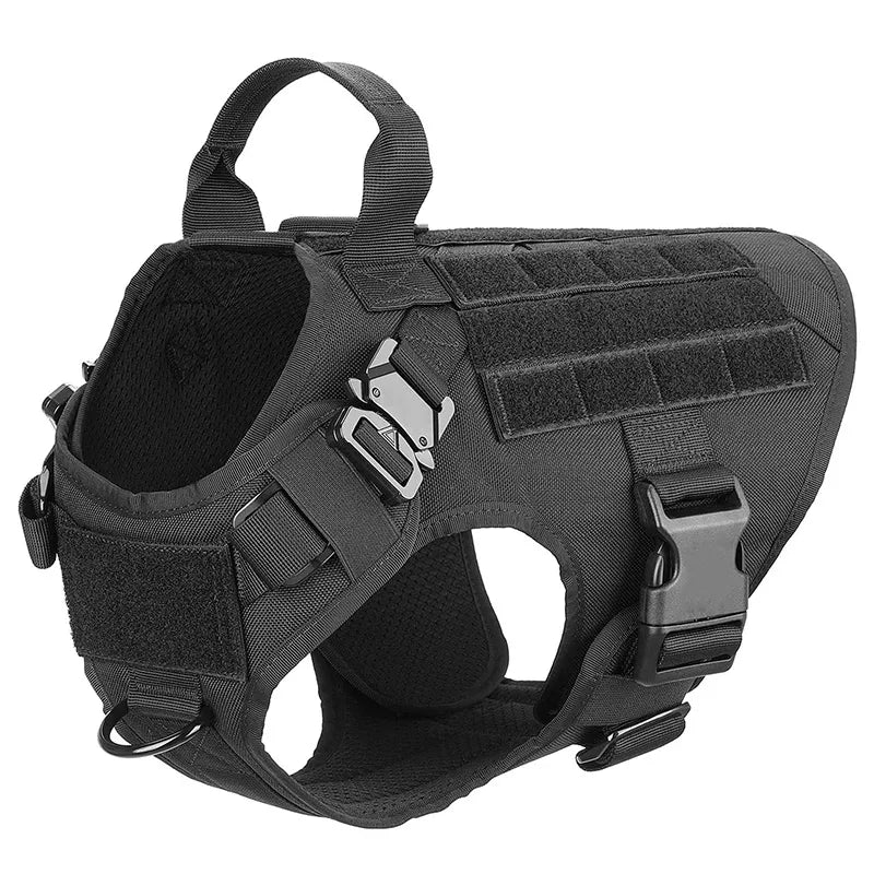 Tactisch anti-trek hondentuig voor training en outdooravonturen