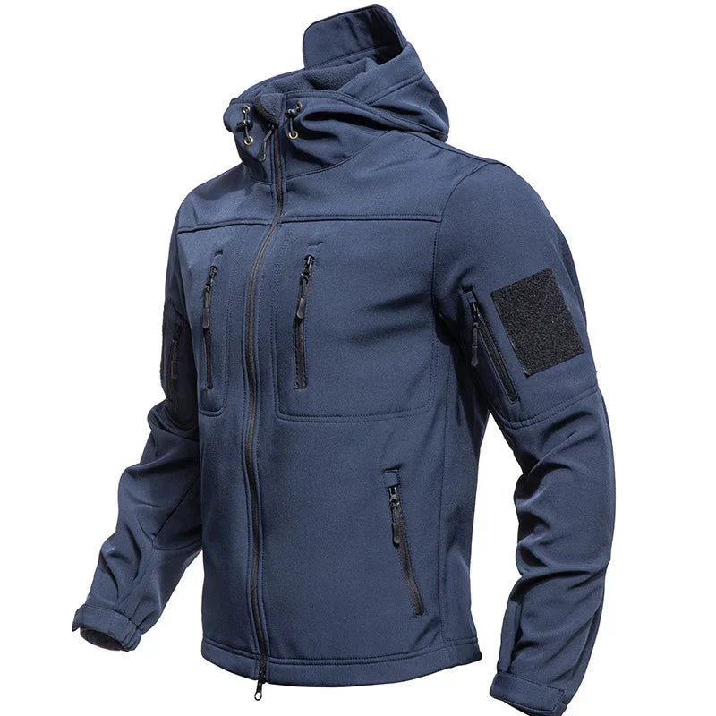 Tactisch Schild | Waterdichte softshell militaire jas voor heren met capuchon