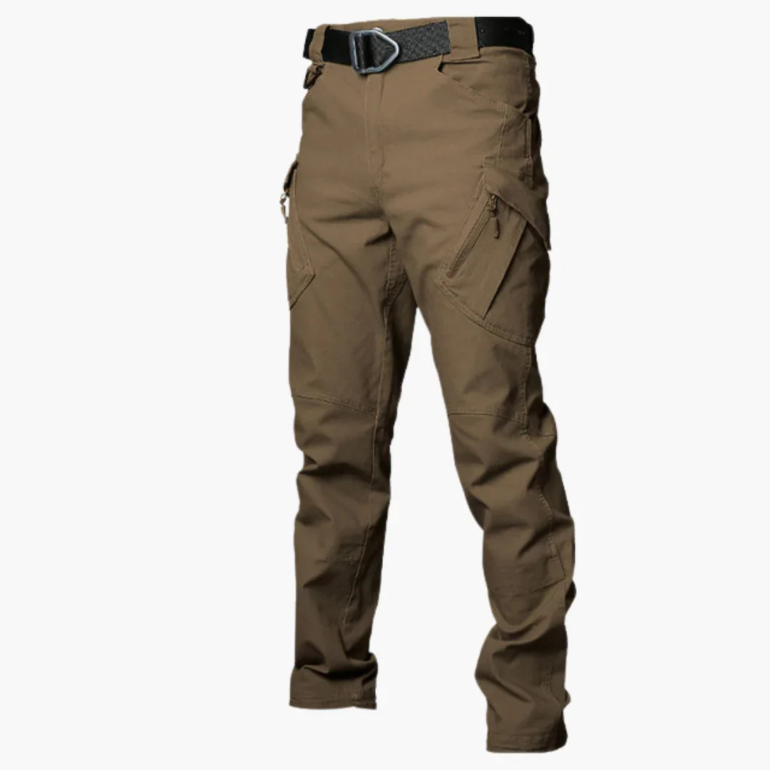 Tactische outdoorbroek voor heren met rechte pijpen en multifunctionele zakken