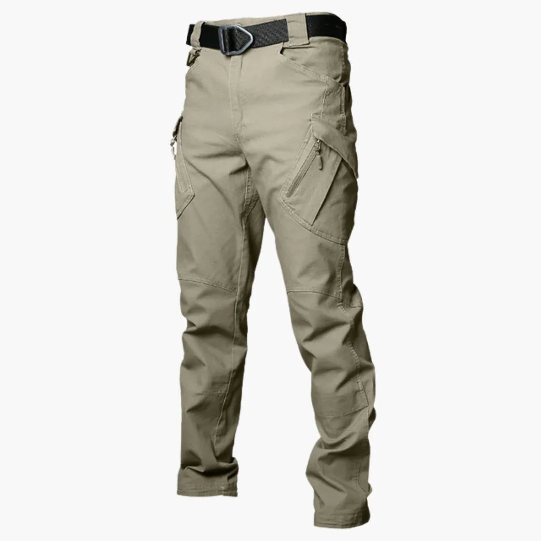 Tactische outdoorbroek voor heren met rechte pijpen en multifunctionele zakken