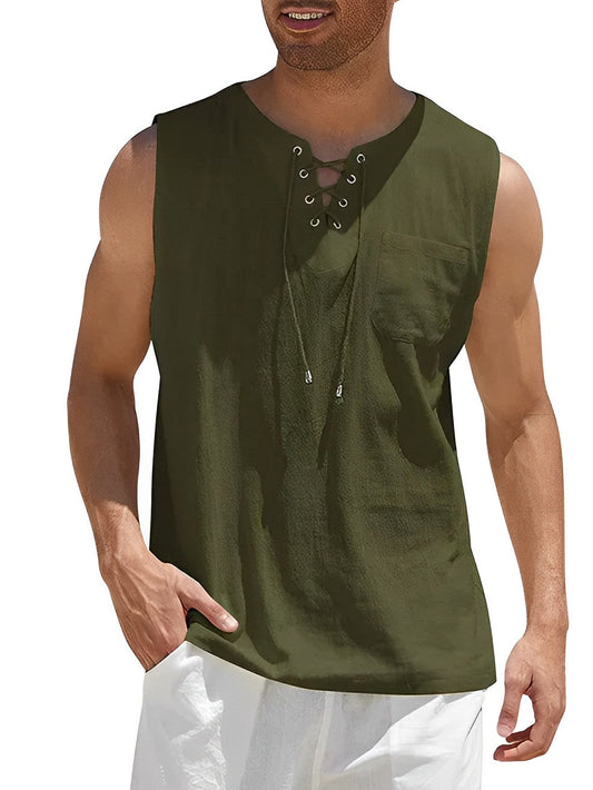 Tanktop voor heren | Luchtig zomercomfort & stijlvolle V-hals