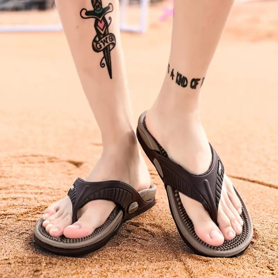 Therapeutische acupressuur-massageteenslippers