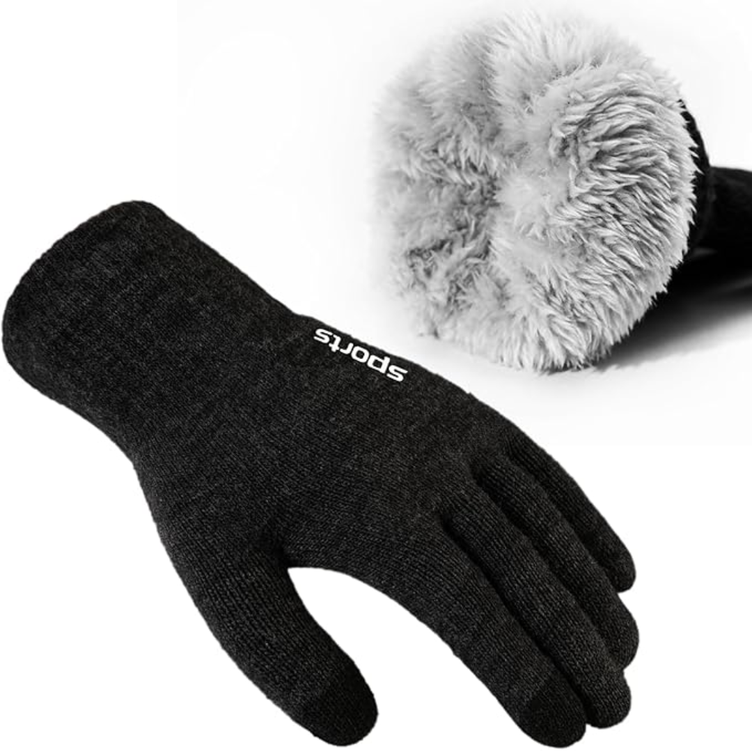 Thermische winterhandschoenen met touchscreensupport