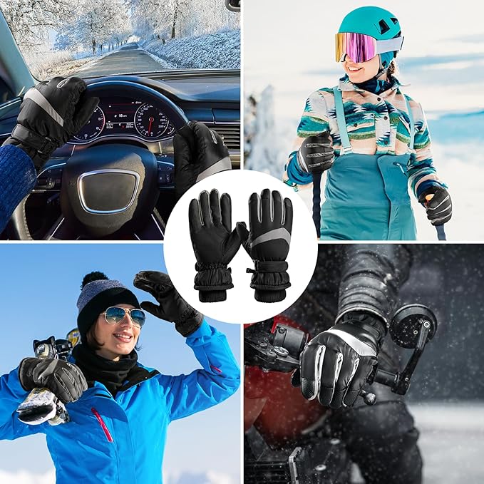 Thermo-fleece winterhandschoenen voor touchscreen