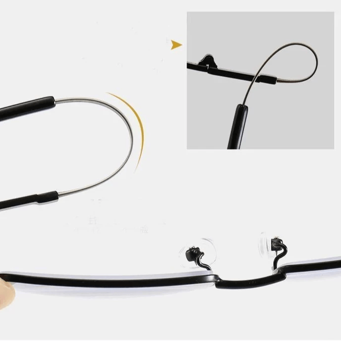 Titanium progressieve leesbril voor ver en nabij