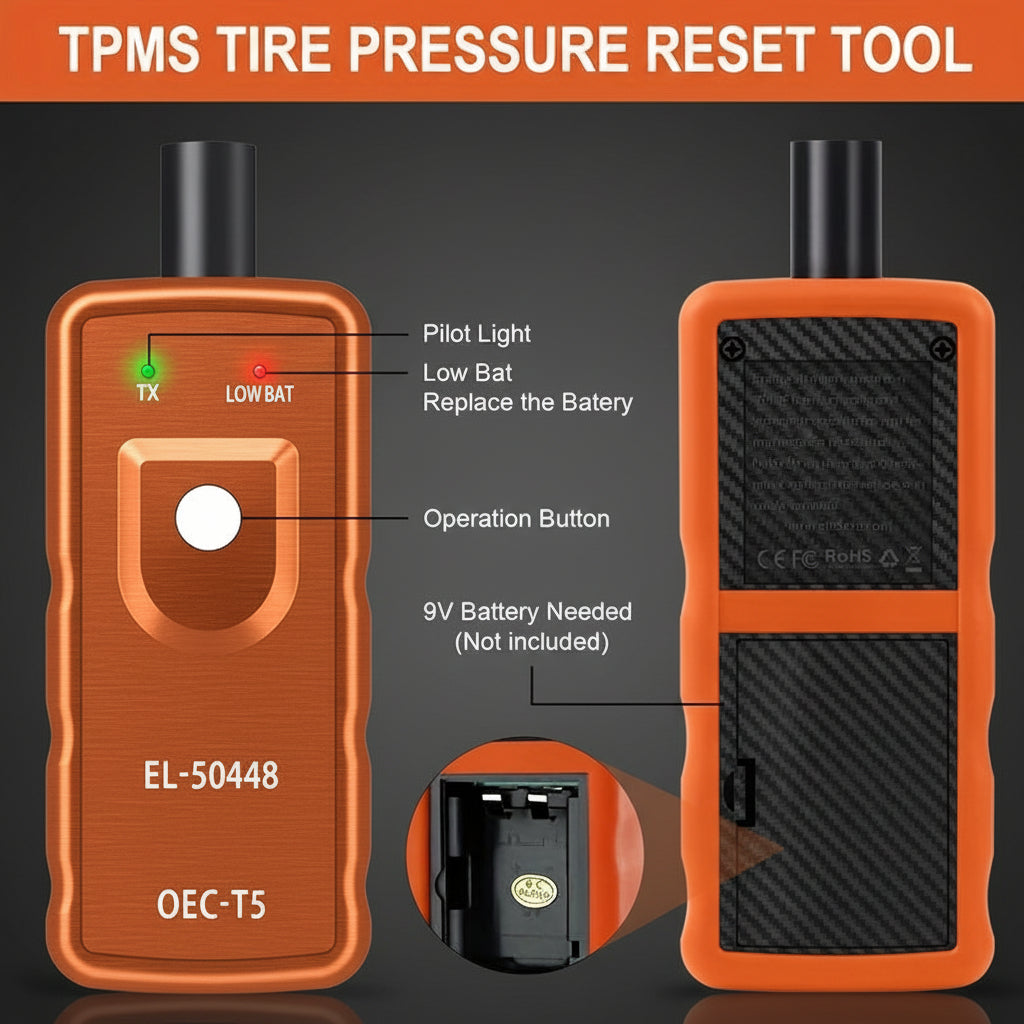 TPMS-resetgereedschap - Draadloze inleertool voor bandenspanningssensoren