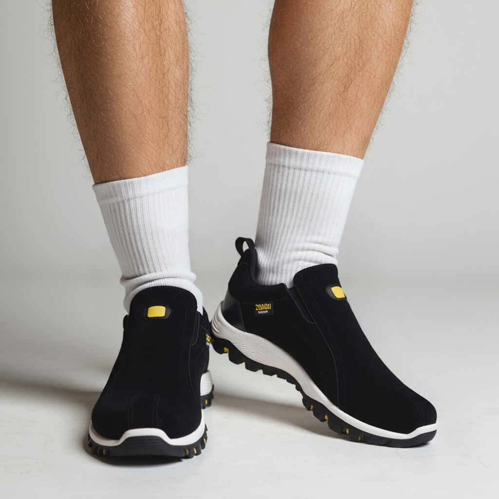 Trail wandelschoenen voor heren met schokdemping