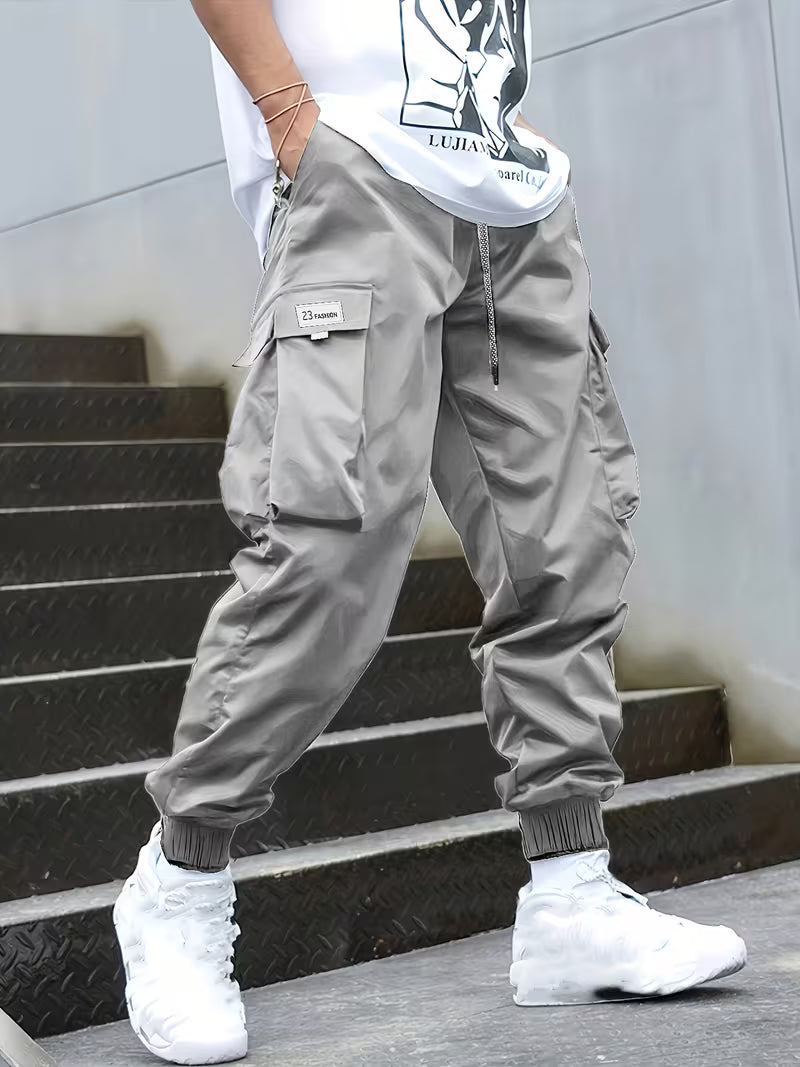 Trendy cargobroek voor heren van stretchstof voor een casual stijl