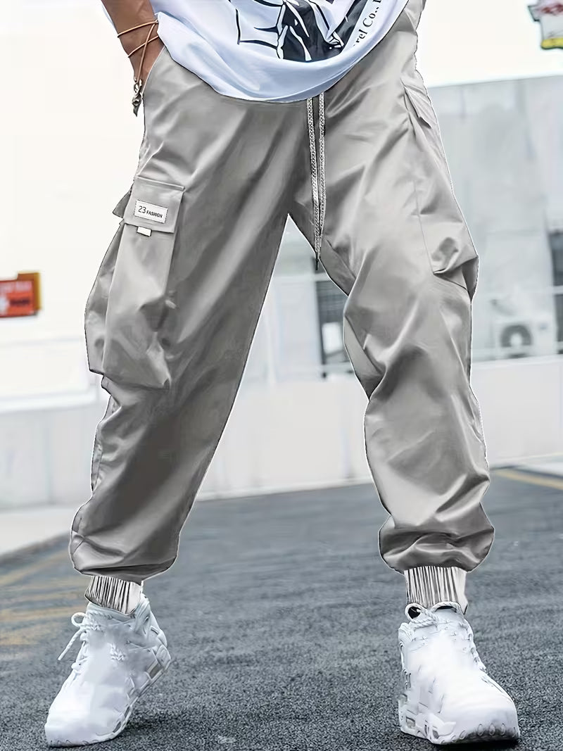 Trendy cargobroek voor heren van stretchstof voor een casual stijl