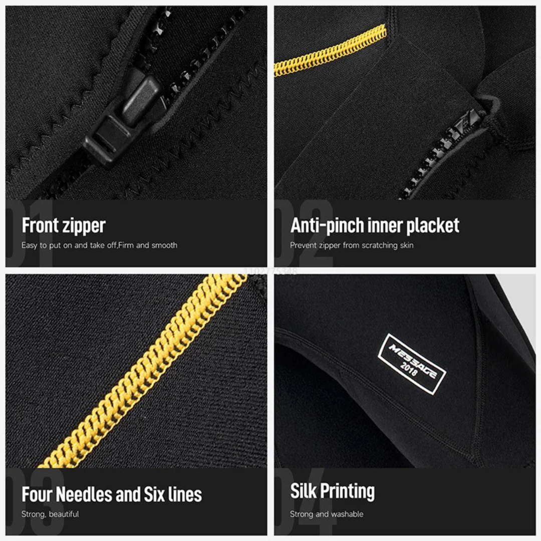Tweedelig kort wetsuit