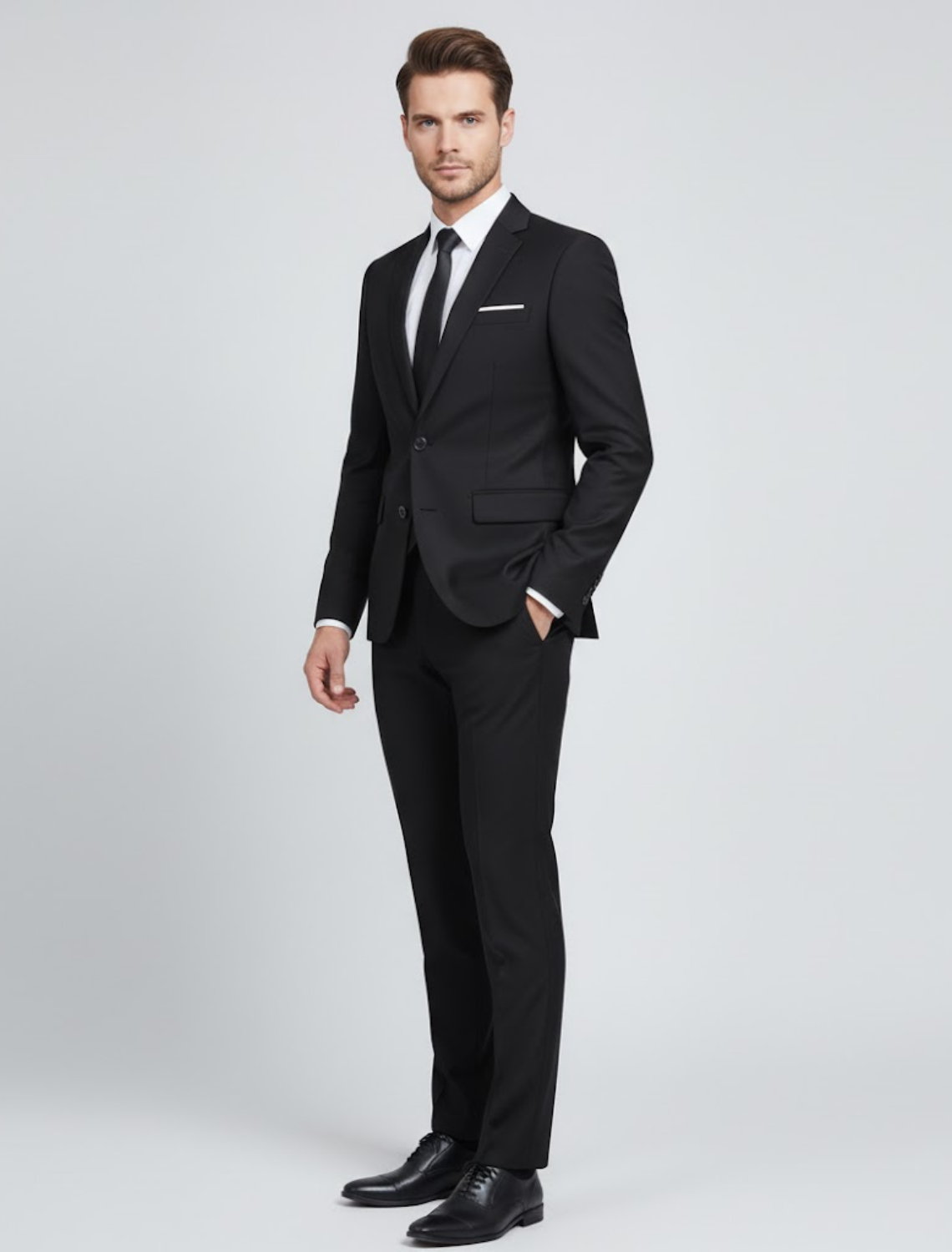Tweedelig pak met modern fit
