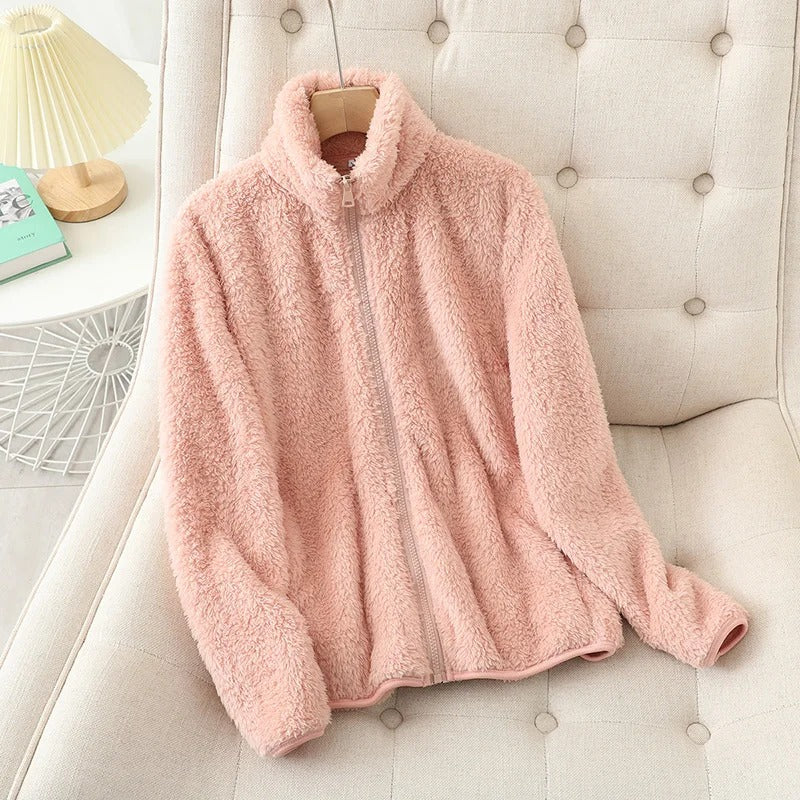 Tweezijdig fleece jasje voor dames