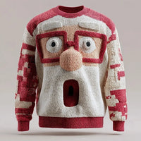 Unisex 3D-kersttrui